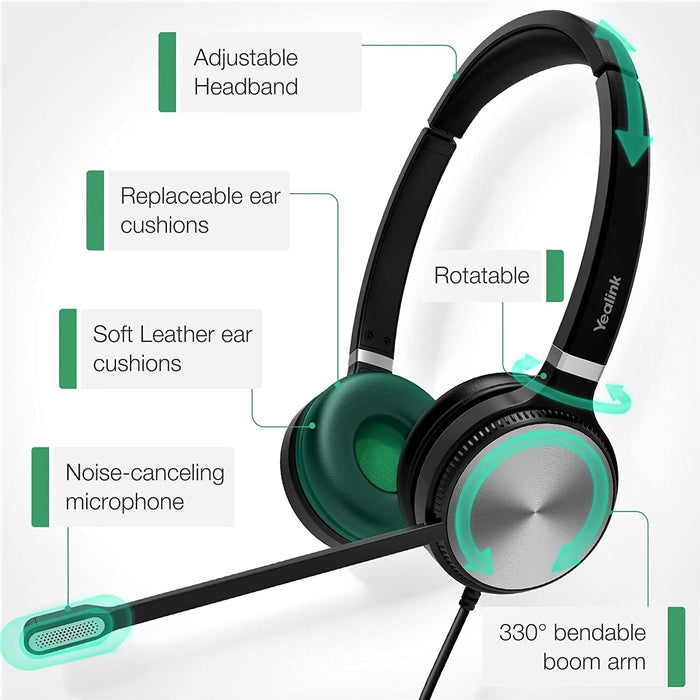 Yealink UH36 Dual/Mono USB Wired Headset