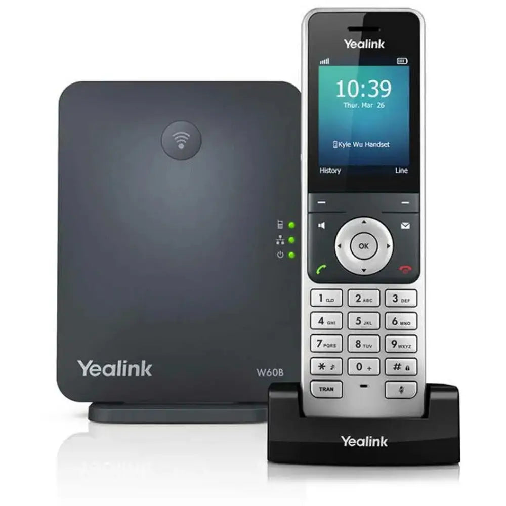Yealink W60P DECT IP Phone Bundle (W56H Handset + W60B Base) W60P - Refurbished