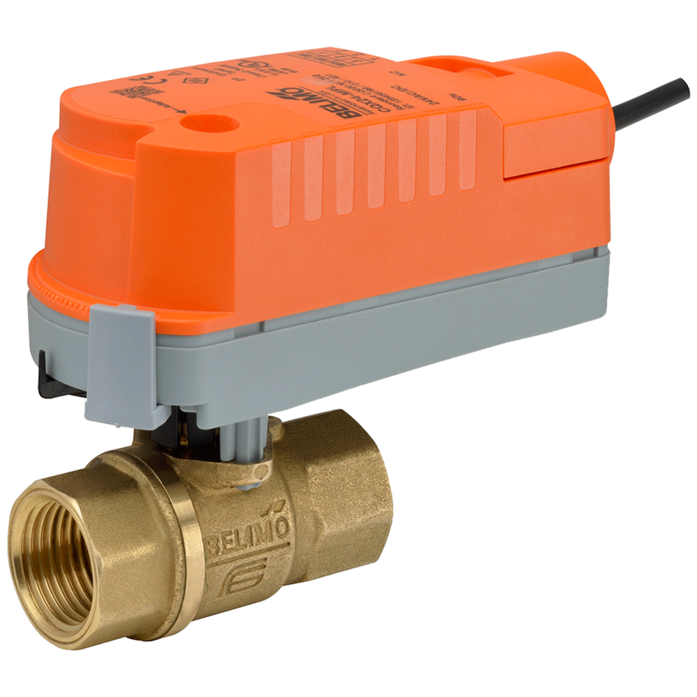 Z2075Q-K+CQKB24-RR | ZoneTight | 0.75" | 2 Way | 9.8 Cv | w/ Electronic FS | 24V | On/Off | Belimo