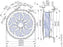 ZN080-SDL.6N.V7P5 ZIEHL-ABEGG Axial Fan 3~380/480V 1.85/1.05kW 3.8/2.0A 870/640rpm 50/60Hz
