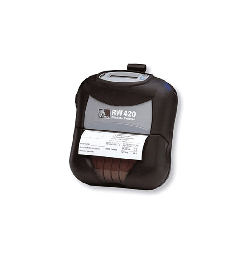 Zebra RW420 203 dpi 3 ips Bluetooth Direct Thermal Portable Label Receipt Printer  - R4A-0UMA000N