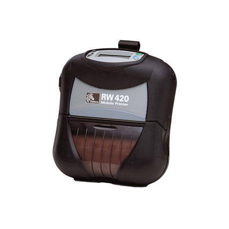 Zebra RW420 203 dpi 3 ips USB, Bluetooth, Serial Direct Thermal Desktop Portable Barcode Label Printer - R4A-0U0A010N-00