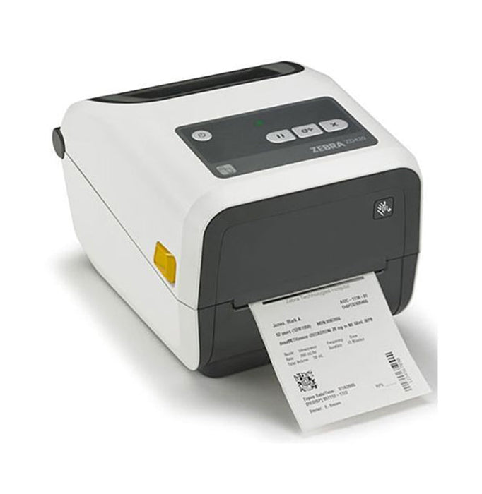 Zebra ZD421d-HC 203 dpi 6 ips USB, Ethernet, Bluetooth Tear Bar Thermal Transfer Desktop Healthcare Barcode Label Printer - ZD4AH42-C01E00EZ