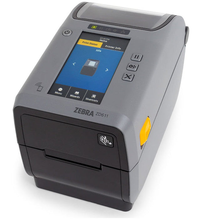 Zebra ZD611 203 dpi 8 ips USB, Bluetooth, Ethernet, Wi-Fi Linerless Cutter Direct Thermal Desktop Barcode Label Printer - ZD6A022-D41B01EZ