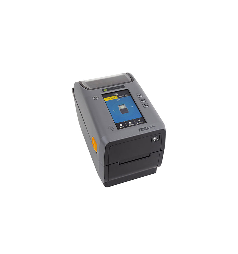 Zebra ZD611t 300 dpi 6 ips USB, Bluetooth, Ethernet 4.3-inch Touch Screen LCD Display Thermal Transfer Desktop Barcode Label Printer - ZD6A123-T01E00EZ
