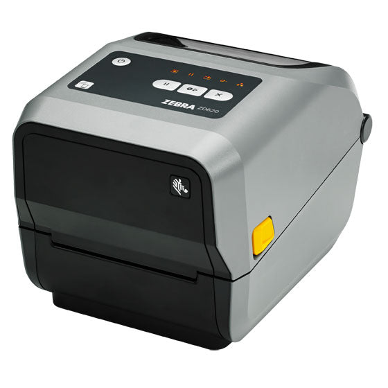 Zebra ZD620 300 dpi 6 ips USB, Bluetooth, Ethernet, Serial, Wi-Fi Cutter Thermal Transfer Desktop Barcode Label Printer - ZD62043-T21F00EZ