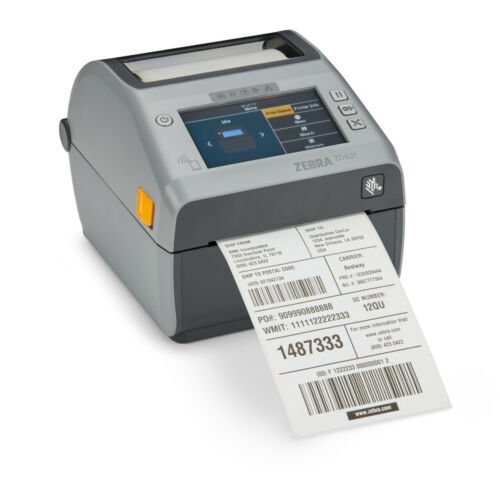 Zebra ZD621 203 dpi 8 ips USB, Bluetooth, Ethernet, Serial Tear Bar Direct Thermal Desktop Barcode Label Printer  - ZD6A042-D01F00EZ