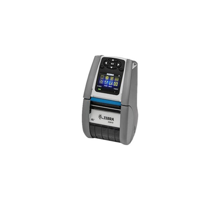 Zebra ZQ610 Plus-HC 203 dpi 4.5 ips Bluetooth, Wi-Fi Linered Platen LCD Display Direct Thermal Healthcare Mobile Receipt Label Printer - ZQ61-HUXA004-00
