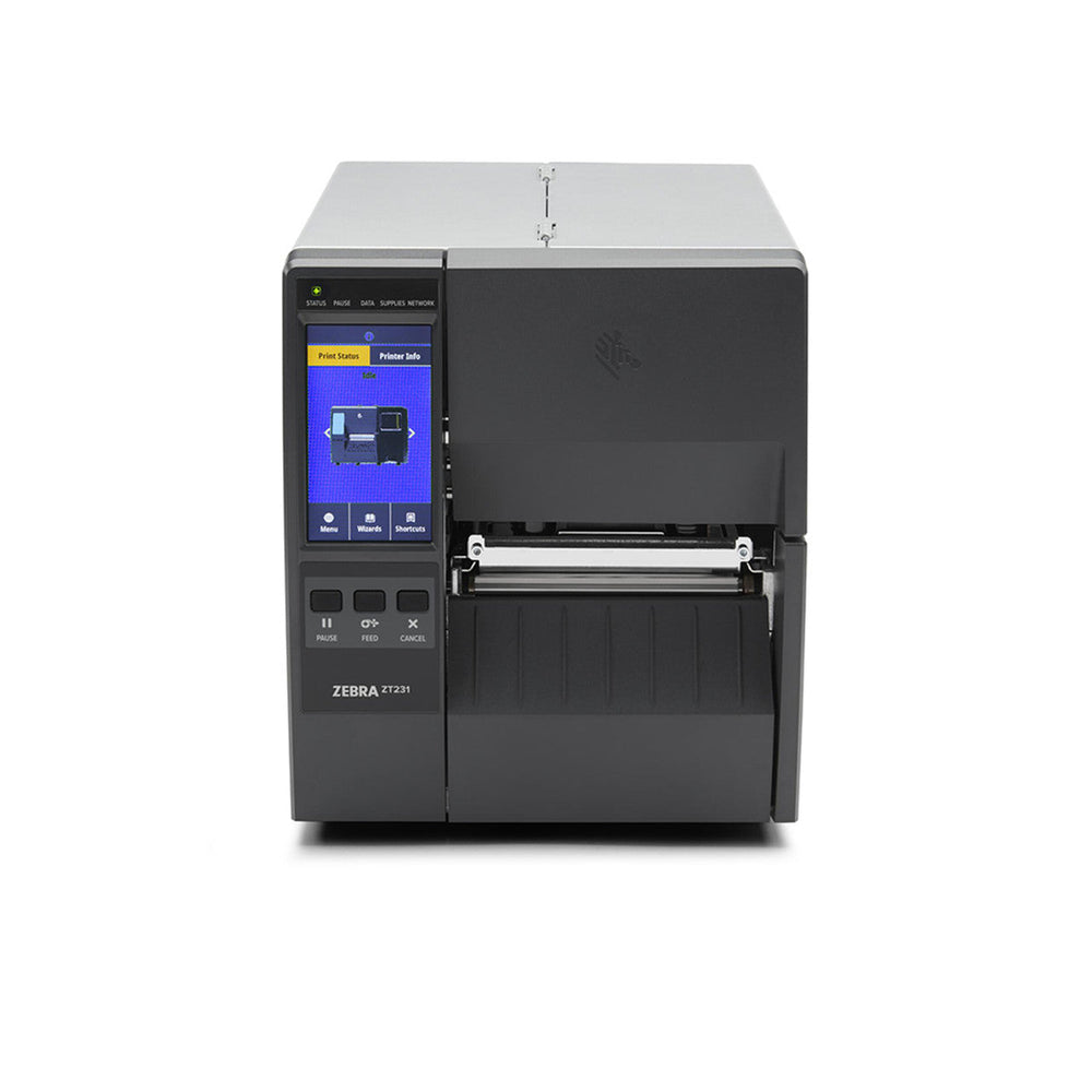 Zebra ZT231 300 Dpi Bluetooth, USB, Ethernet, Serial, Wi-Fi Thermal Industrial Barcode Printer - ZT23143-T01A00FZ