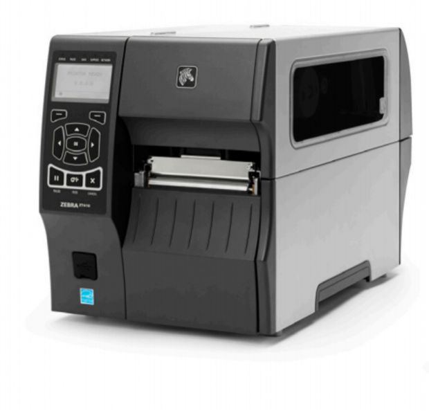 Zebra ZT410 300 dpi 14 ips USB, Bluetooth, Ethernet, Serial Tear Bar LCD Display Desktop Industrial Barcode Label Printer - ZT41043-T010000Z
