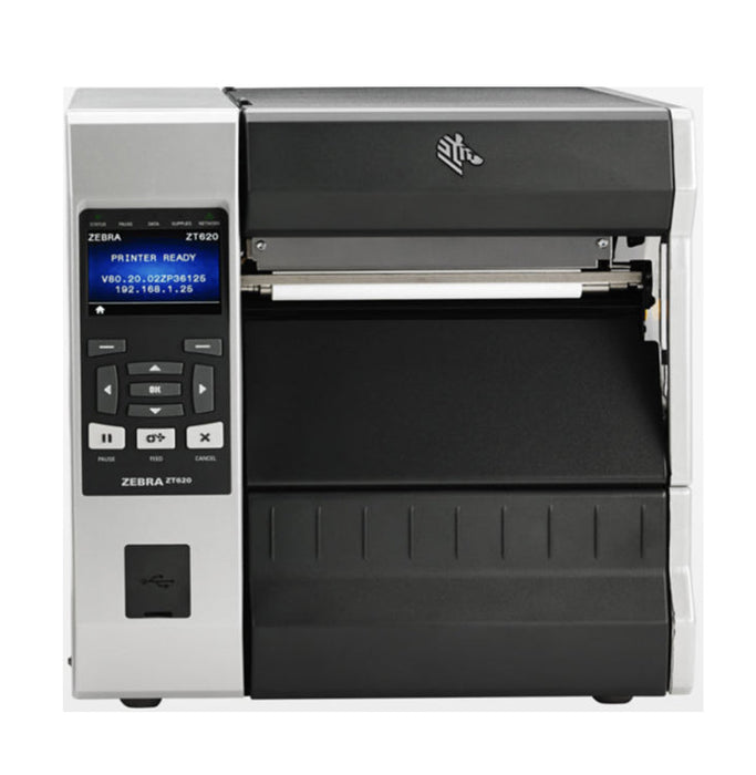 Zebra ZT620 203 Dpi Bluetooth, USB, Ethernet, Serial Thermal Transfer Industrial Barcode Printer - ZT62062-T01E100Z