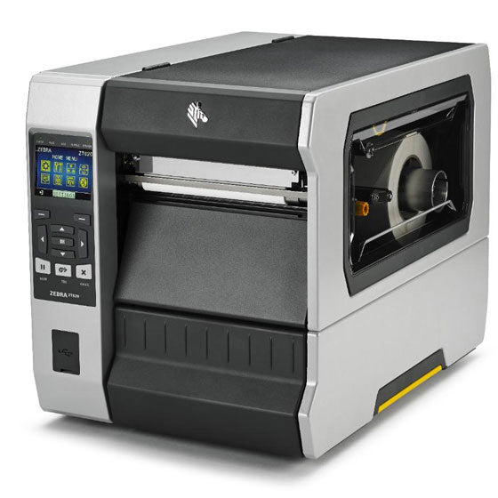 Zebra ZT620 203 Dpi Bluetooth, USB, Ethernet, Serial, Wi-Fi Thermal Transfer Industrial Barcode Printer - ZT62062-T01A100Z