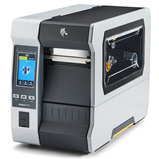 Zebra ZT620 203 dpi 14 ips USB, Bluetooth, Ethernet, Serial Tear Bar 4.3-inch Touch Screen LCD Display Thermal Transfer Desktop Industrial Barcode Label Printer - ZT61042-T01010GA