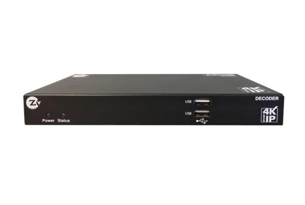ZeeVee ZyPerUHD-D 4096x2160 1Gb RJ45 port 6W Audio/Video over IP Decoder