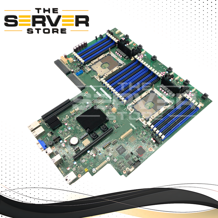 Intel S2600WF (Wolf Pass) Series C628 Dual LGA3647 Socket P ATX Server Motherboard. P/N: H48104-883.