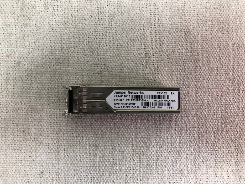 Lot of 5x Juniper 740-011613 1000BASE-SX 850nm MMF SFP Optical Transceiver