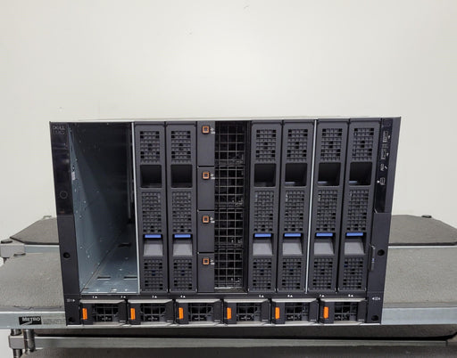 Dell MX7000 8 Slot Blade System Chassis – 6x PSU, 9x Fans, 2x MX9002m Mgmt Mods