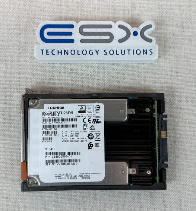 EMC Unity 3.84TB SSD 2.5” SFF SAS - PN: 005052379