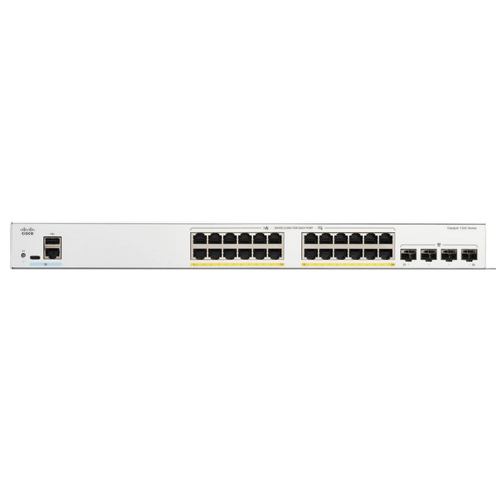 Cisco Catalyst C1200-24FP-4G 24-Port Managed PoE+ Switch, 4x1G SFP