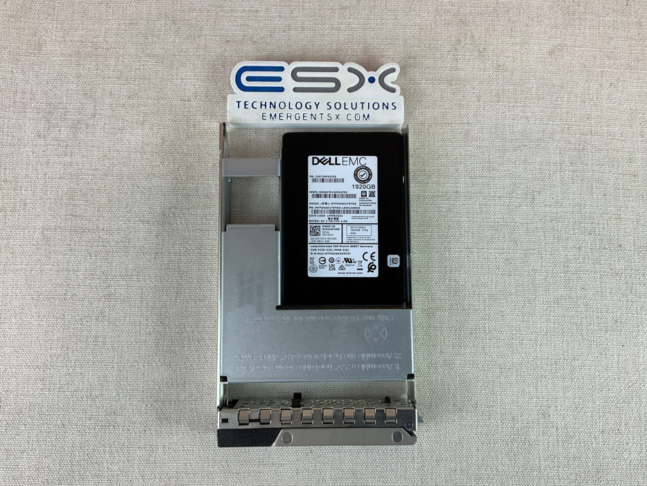 Dell GYGVV 1.92TB 6Gb/s 2.5" SATA SSD 5300 Pro MTFDDAK1T9TDS - 100% health