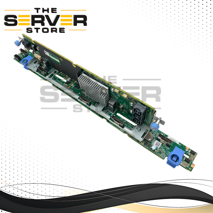Dell PowerEdge R640 10-Bay 2.5" SFF SAS/SATA/NVMe Hybrid Hot-Swap Backplane Board with Bracket. P/N: 0PGJ4P, PGJ4P, 0NFNNV, NFNNV, 073V17, 73V17.
