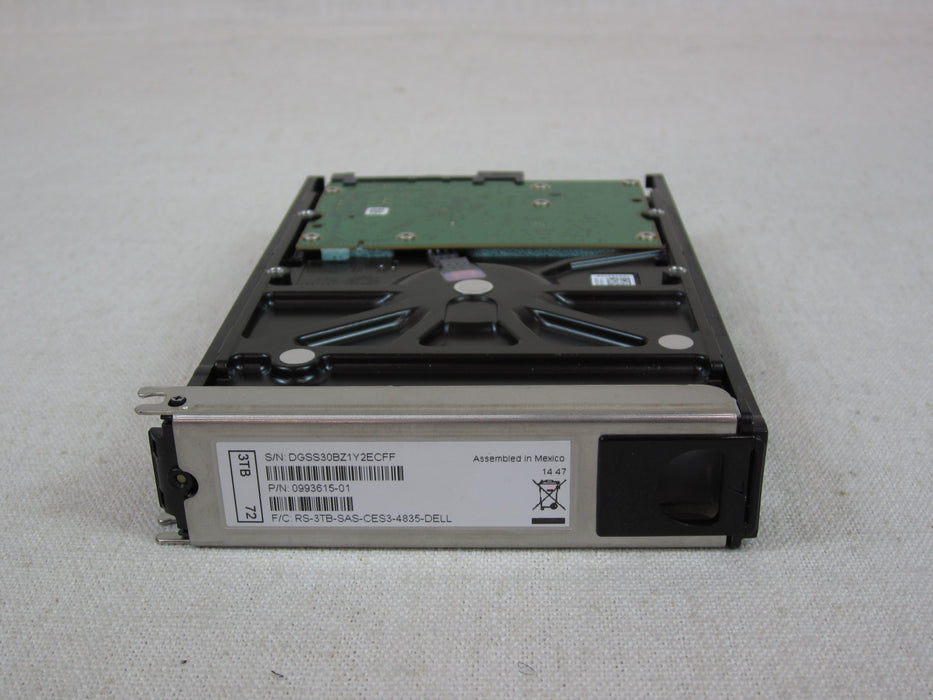 Dell EqualLogic 3TB 7.2K 6Gb/s 3.5" SAS Hard Drive 4CMD9 / ST3000NM0023 PS6500