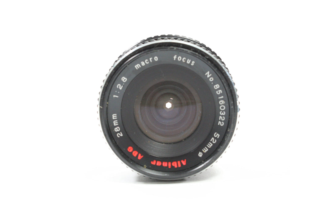 Albinar 28mm f/2.8 ADG Macro Focus Lens for Minolta MD Mount