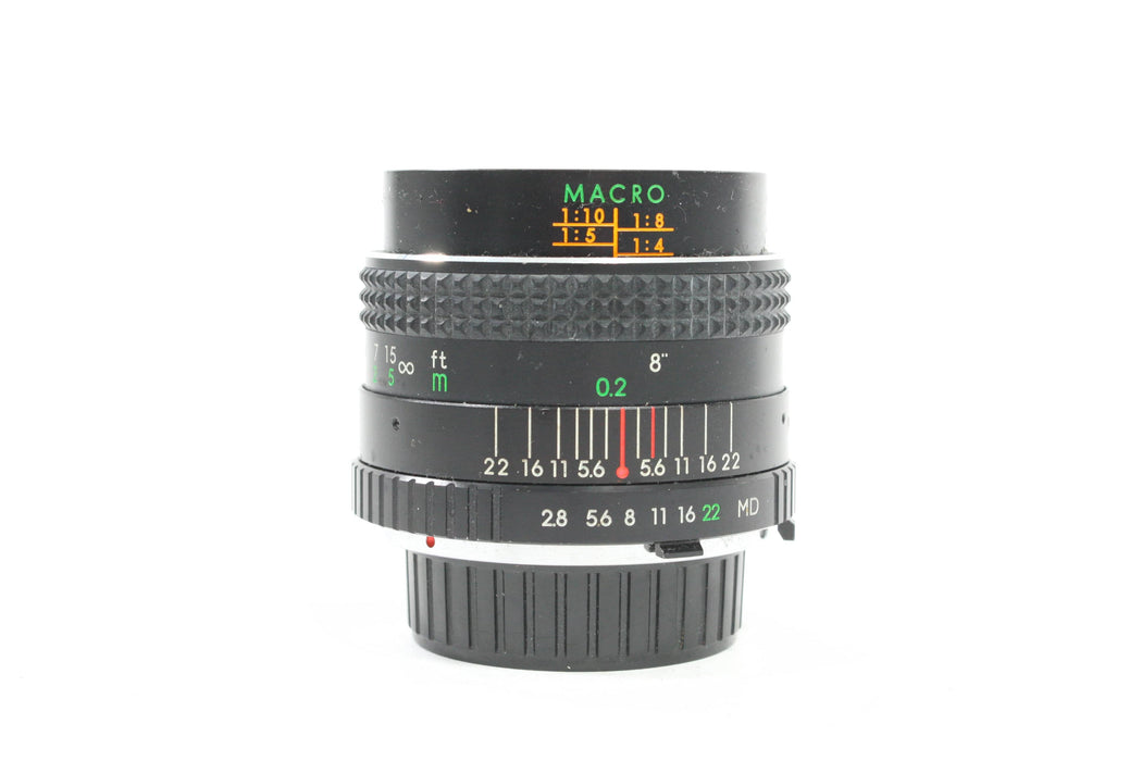 Albinar 28mm f/2.8 ADG Macro Focus Lens for Minolta MD Mount