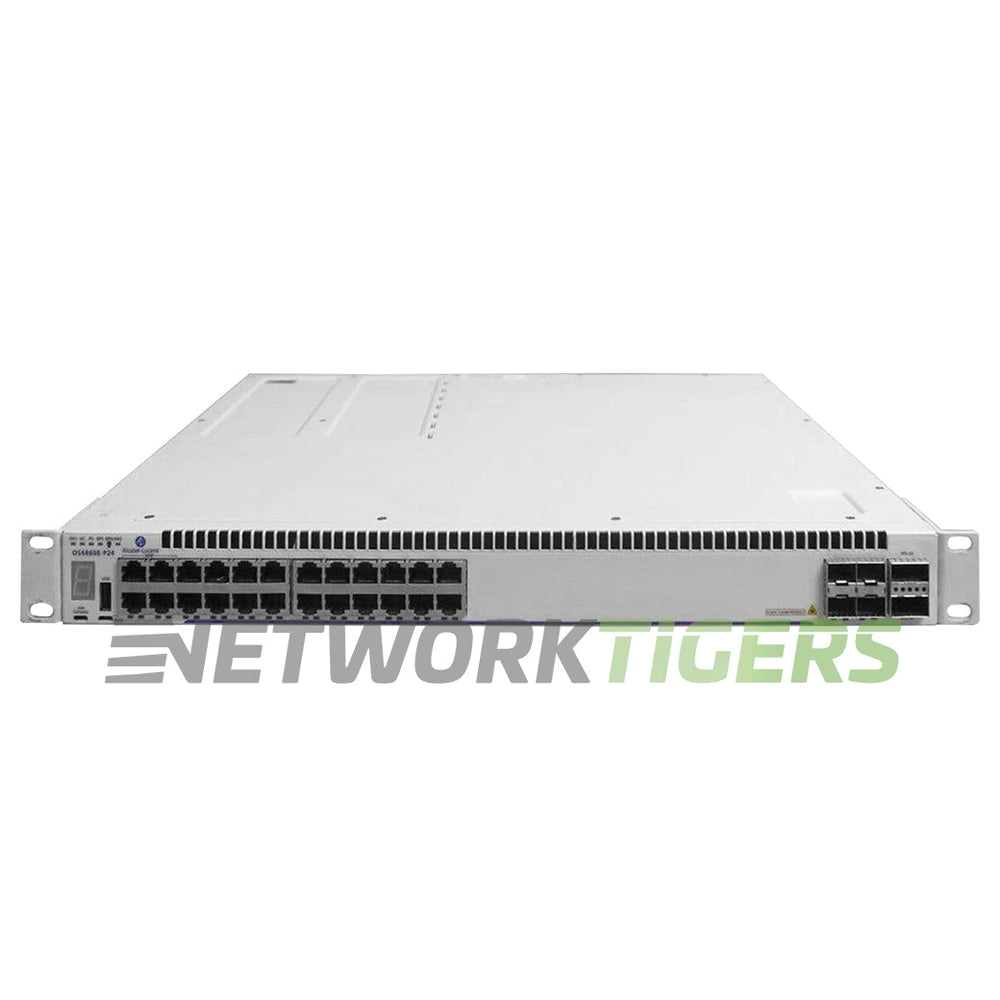 Alcatel-Lucent OS6860E-P24-US 24x 1GB PoE+ RJ45 4x 10GB SFP+ Switch