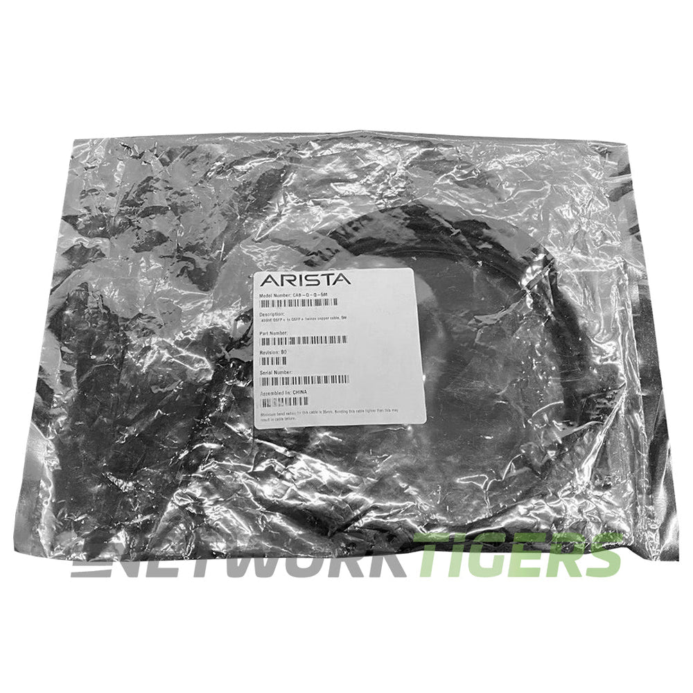 NEW Arista CAB-Q-Q-0.5M 0.5m 40GB QSFP+ Direct Attach Copper Cable