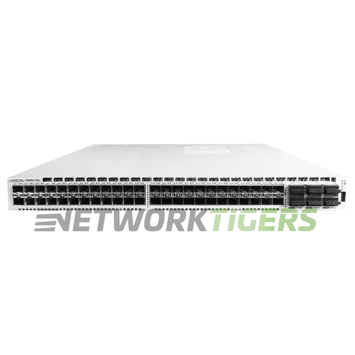 Arista DCS-7050SX-72Q-F 48x 10GB SFP+ 6x 40GB QSFP+ Front-to-Back Airflow Switch