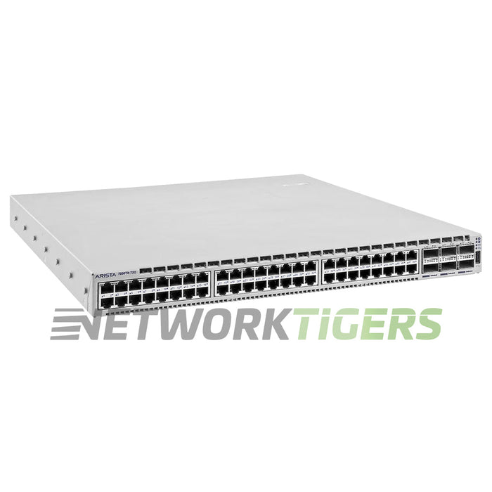 Arista DCS-7050TX-72Q-R 48x 10GB Copper 6x 40GB QSFP+ Back-to-Front Air Switch