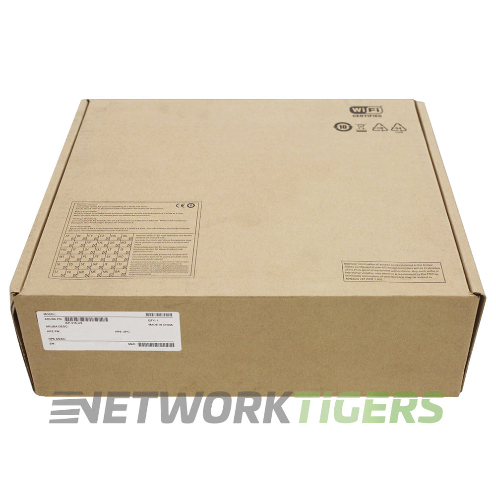 NEW HPE Aruba IAP-315 JW813A (US) Instant Wi-Fi 5 802.11ac Internal Antenna WAP