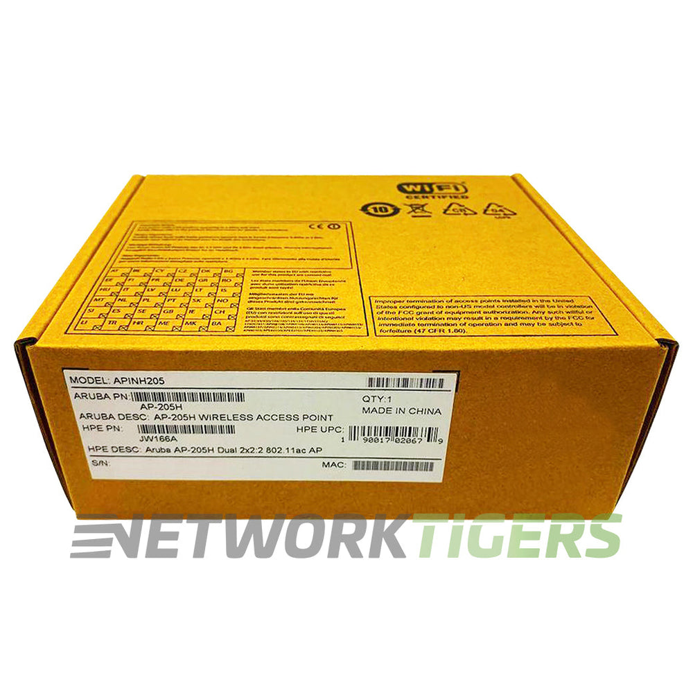 NEW HPE Aruba AP-205H JW166A Wi-Fi 5 802.11ac Internal Antenna Wireless AP