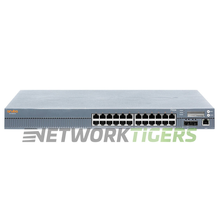 NEW HPE Aruba JW683A 7024 US 24x 1GB PoE+ RJ45 2x SFP+ Controller for 32x AP's