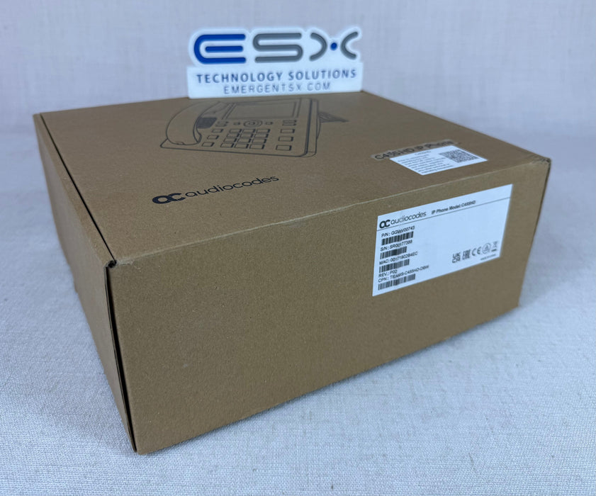Open box AudioCodes GGWV00743 Teams edition PoE IP phone | TEAMS-C455HD-DBW