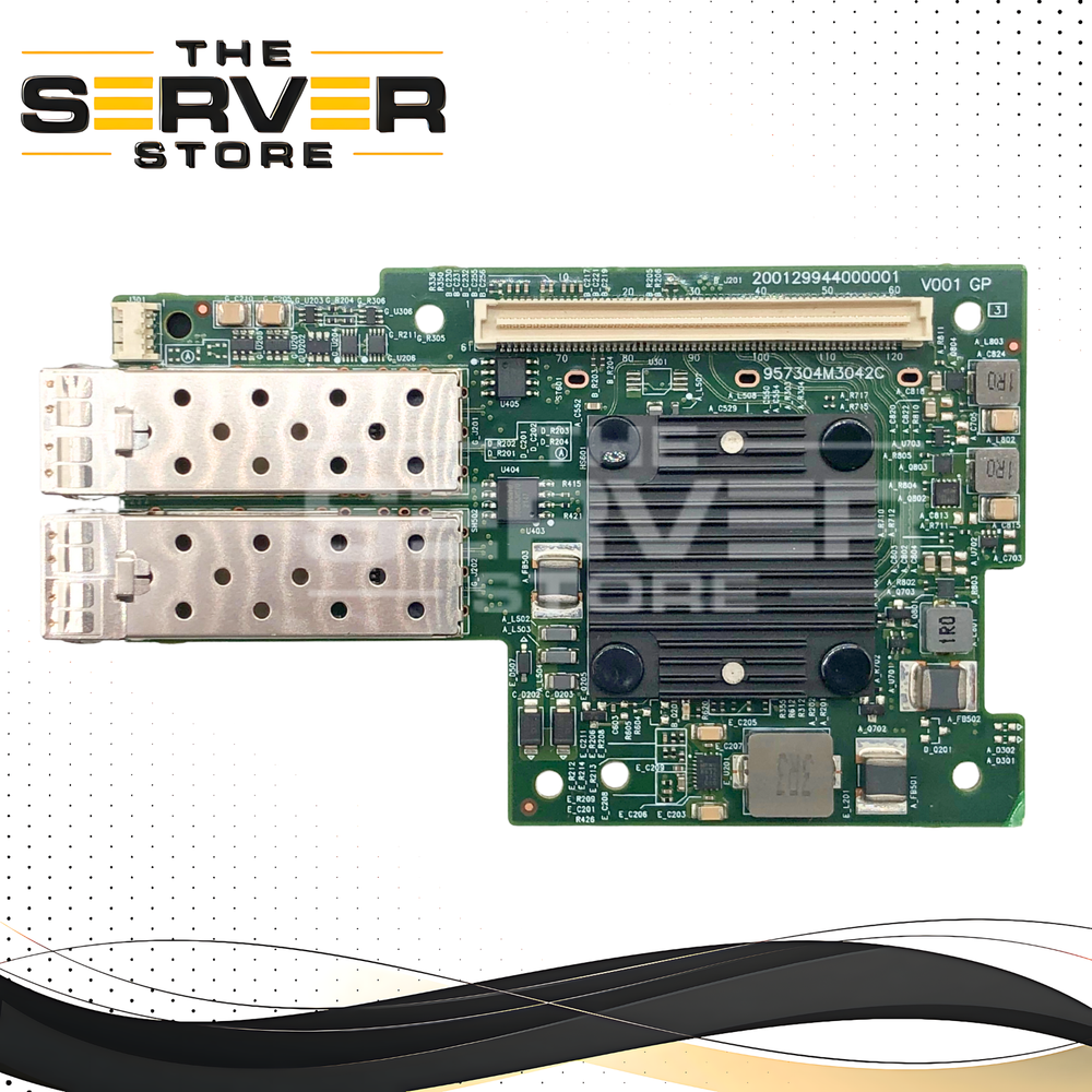 Dell Broadcom 57414 Dual-Port 25GbE / 10GbE SFP+ Ethernet OCP 2.0 Mezzanine Card, Network Interface Card (NIC). P/N: 930PP, 0930PP.