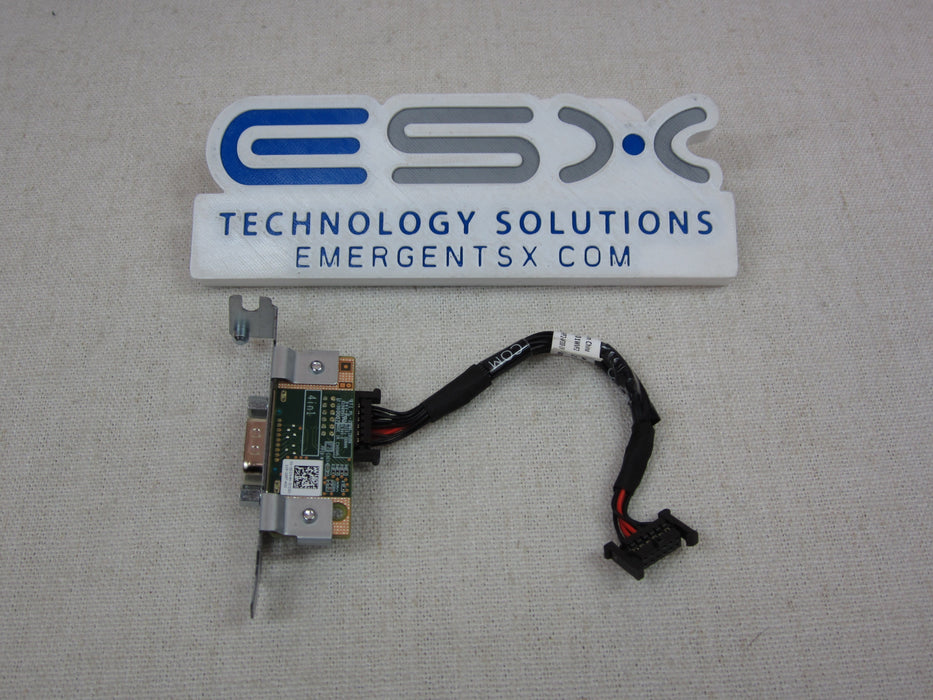 Dell DDN4N Serial COM Port Card w/ Cable Assembly 1WVF2 for PowerEdge 15/16G