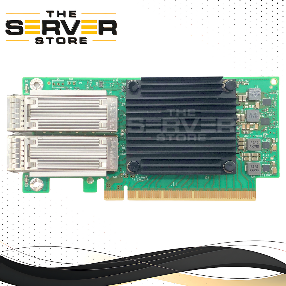 Mellanox ConnectX-5 Dual Port 100 Gigabit Ethernet (100GbE) QSFP28 PCIe Network Card (No Bracket Included). P/N: MCX516A-CDAT.