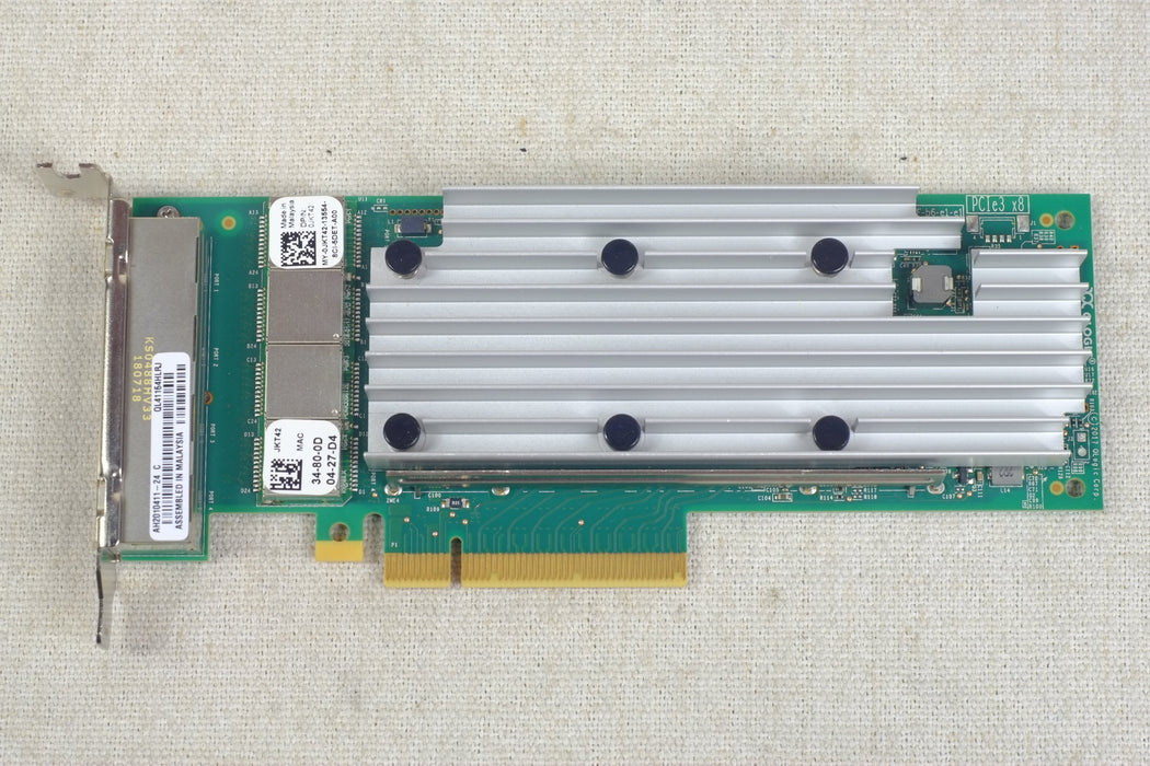 Dell JKT42 QLogic QL41164HLRJ Quad Port 10GBASE-T RJ45 Network Adapter LP