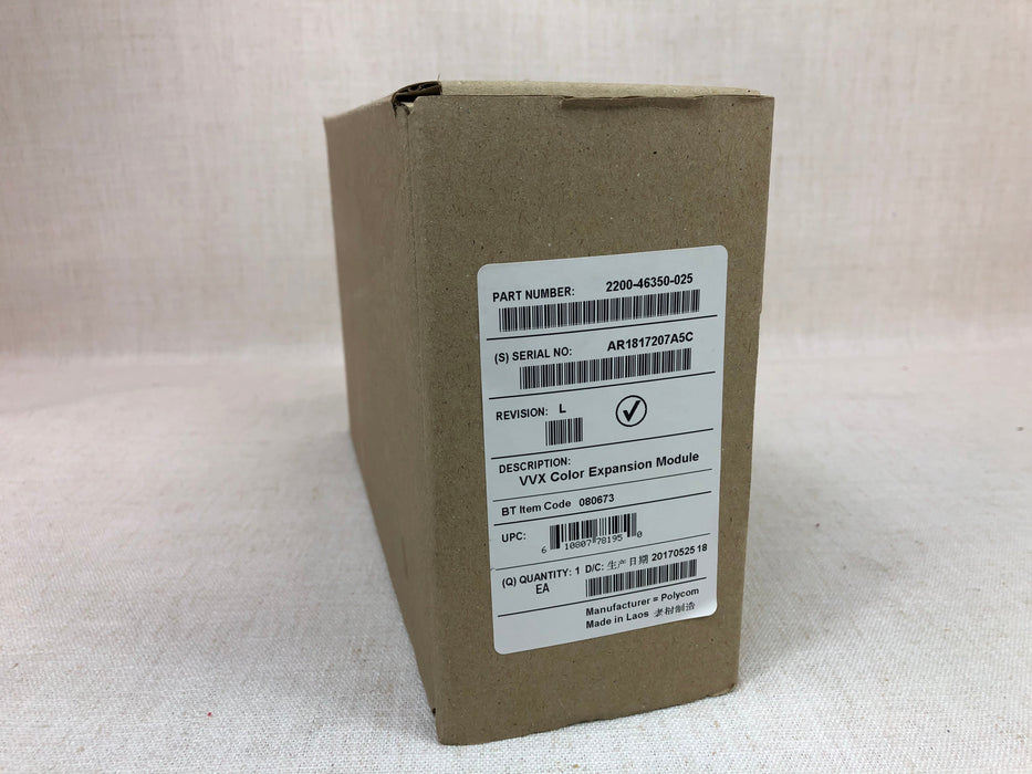 New Open Box VVX Color Expansion Module w/ Stand, Screws and Ethernet Cable