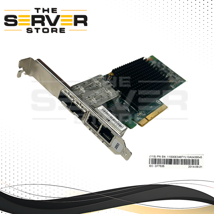 IBM 4-Port PCIe2 2x 10Gb FCoE 2x 1GbE LP Network Adapter 00ND479