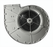 RD25S-4DW.4N.2L ZIEHL-ABEGG Centrifugal Fan 3~230/400V 0.31/0.37kW 0.68/1.35A 880/1560rpm