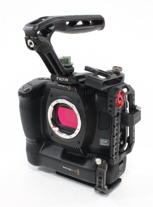 Blackmagic Cinema Camera 6K Full Frame w/ Tilta Cage Kit (Grips and Cords)