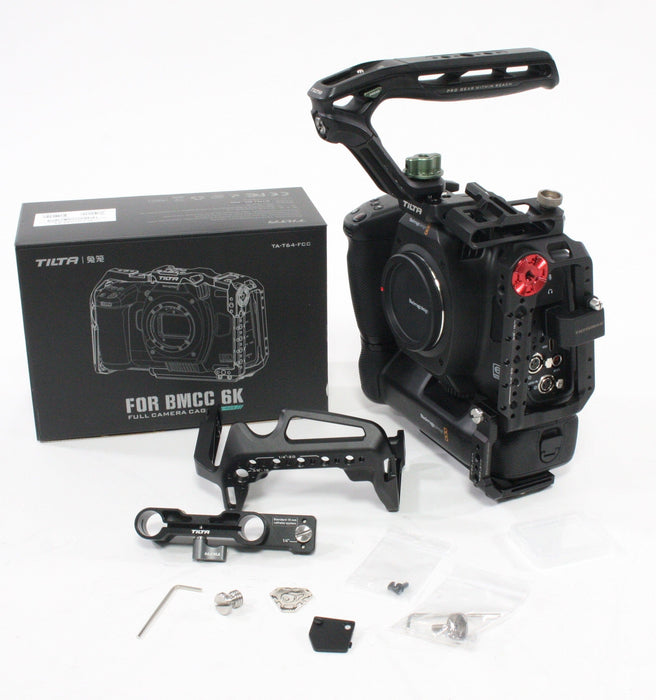 Blackmagic Cinema Camera 6K Full Frame w/ Tilta Cage Kit (Grips and Cords)