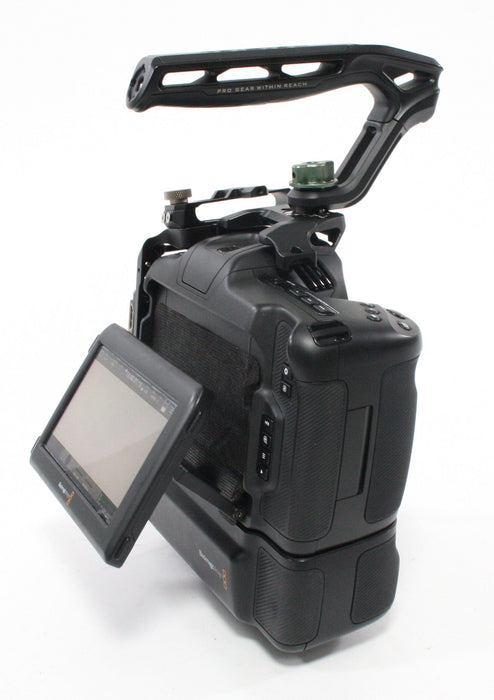 Blackmagic Cinema Camera 6K Full Frame w/ Tilta Cage Kit (Grips and Cords)
