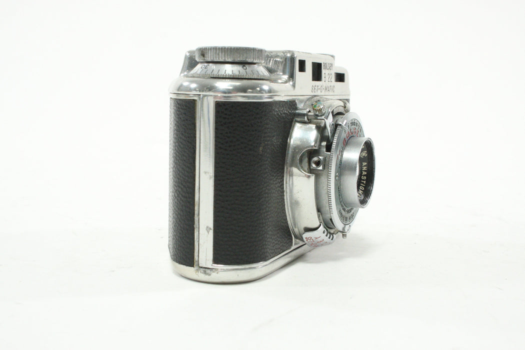 Bolsey B22 Set-O-Matic Vintage 35mm with Case AS-IS