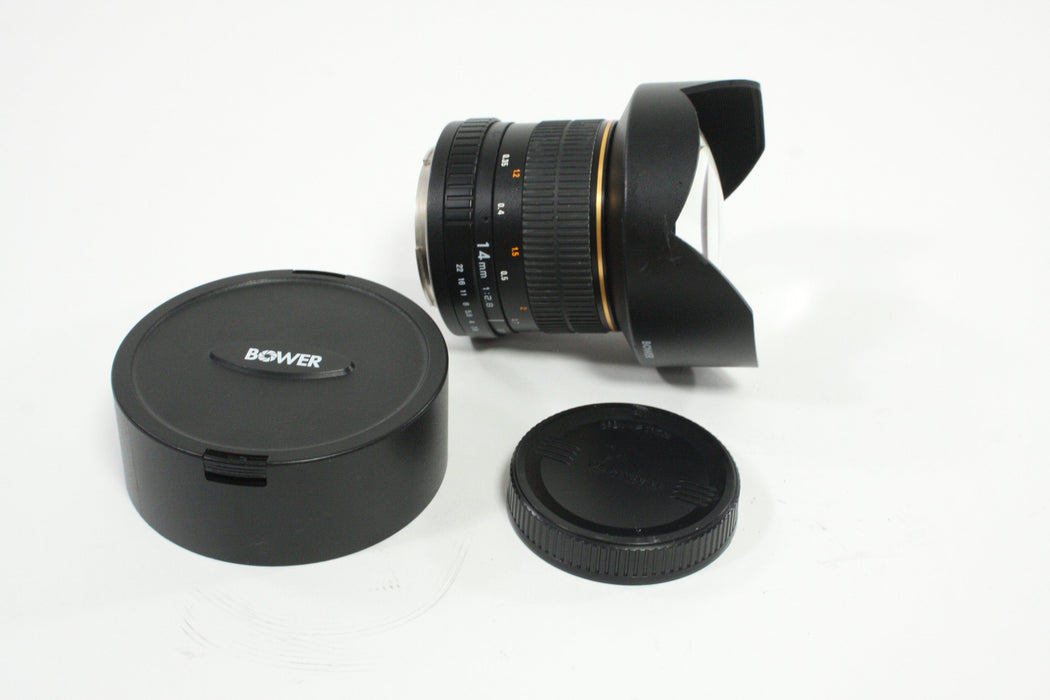 Bower 14mm f/2.8 ED AS IF USC Manual Lens for Canon EF Mount