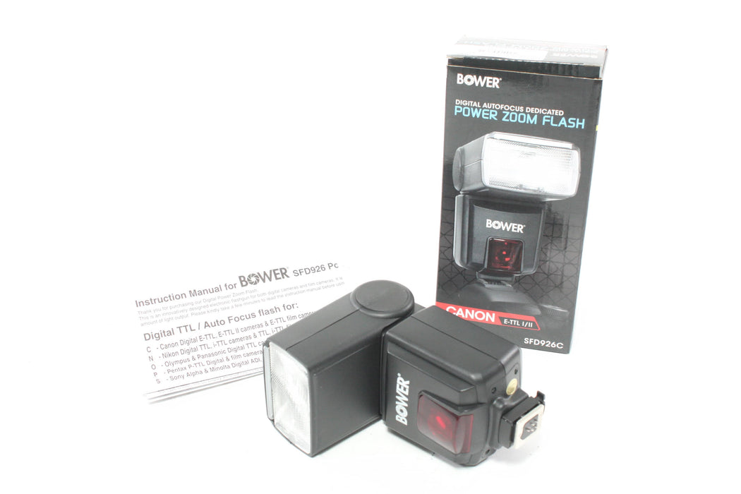 Bower SFD926C Digital Autofocus Dedicate Power Zoom Flash for Canon