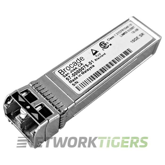 NEW Brocade 57-0000075-01 10G-SFPP-SR 10GB BASE-SR 850nm MMF LC SFP+ Transceiver